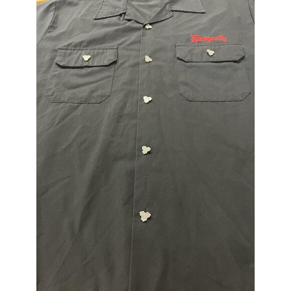 Dragonfly American Dream Men Short Sleeve Button Down Size Medium Biker American - Picture 11 of 14